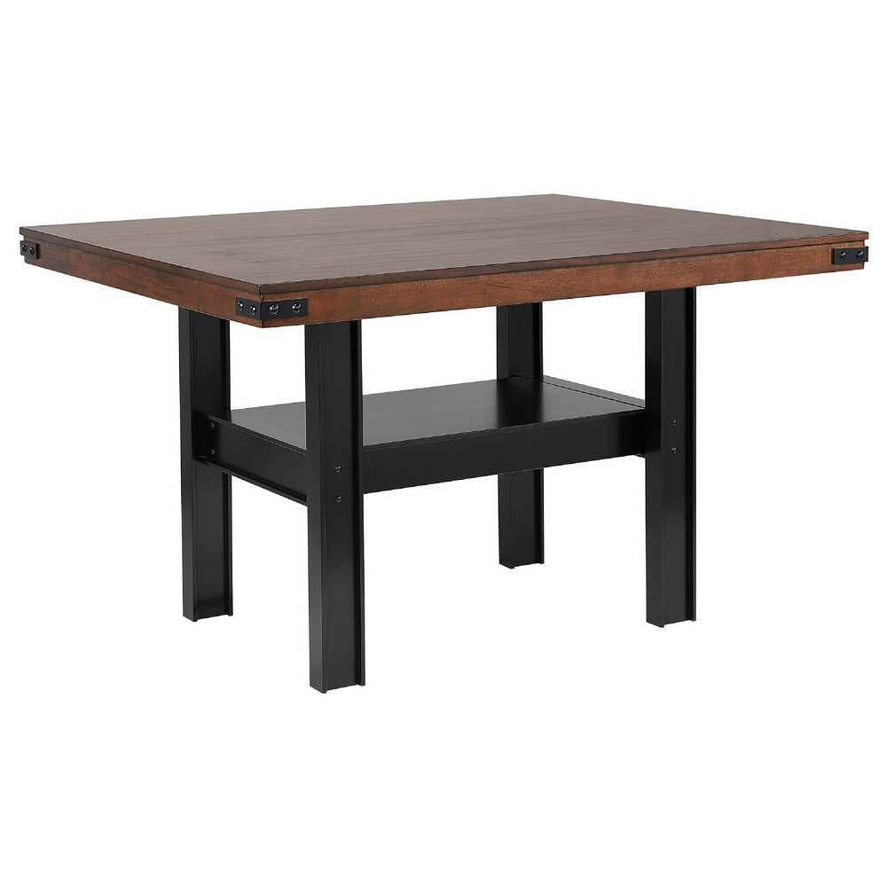 Patter 5 Piece Counter Height Dining Set | 4 Chairs | Mango Oak BM337898