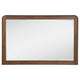 Rie Dresser Mirror | Walnut Brown Wood | Rounded Open Corners | 32’’ BM337937