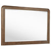 Rie Dresser Mirror | Walnut Brown Wood | Rounded Open Corners | 32’’ BM337937