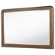 Rie Dresser Mirror | Walnut Brown Wood | Rounded Open Corners | 32’’ BM337937