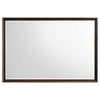 Genu Dresser Mirror | Warm Brown Wood Frame | Beveled Glass | 34’’ BM337938