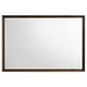 Genu Dresser Mirror | Warm Brown Wood Frame | Beveled Glass | 34’’ BM337938
