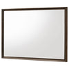 Genu Dresser Mirror | Warm Brown Wood Frame | Beveled Glass | 34’’ BM337938