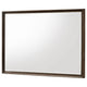 Genu Dresser Mirror | Warm Brown Wood Frame | Beveled Glass | 34’’ BM337938