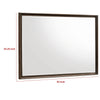 Genu Dresser Mirror | Warm Brown Wood Frame | Beveled Glass | 34’’ BM337938