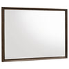 Genu Dresser Mirror | Warm Brown Wood Frame | Beveled Glass | 34’’ BM337938