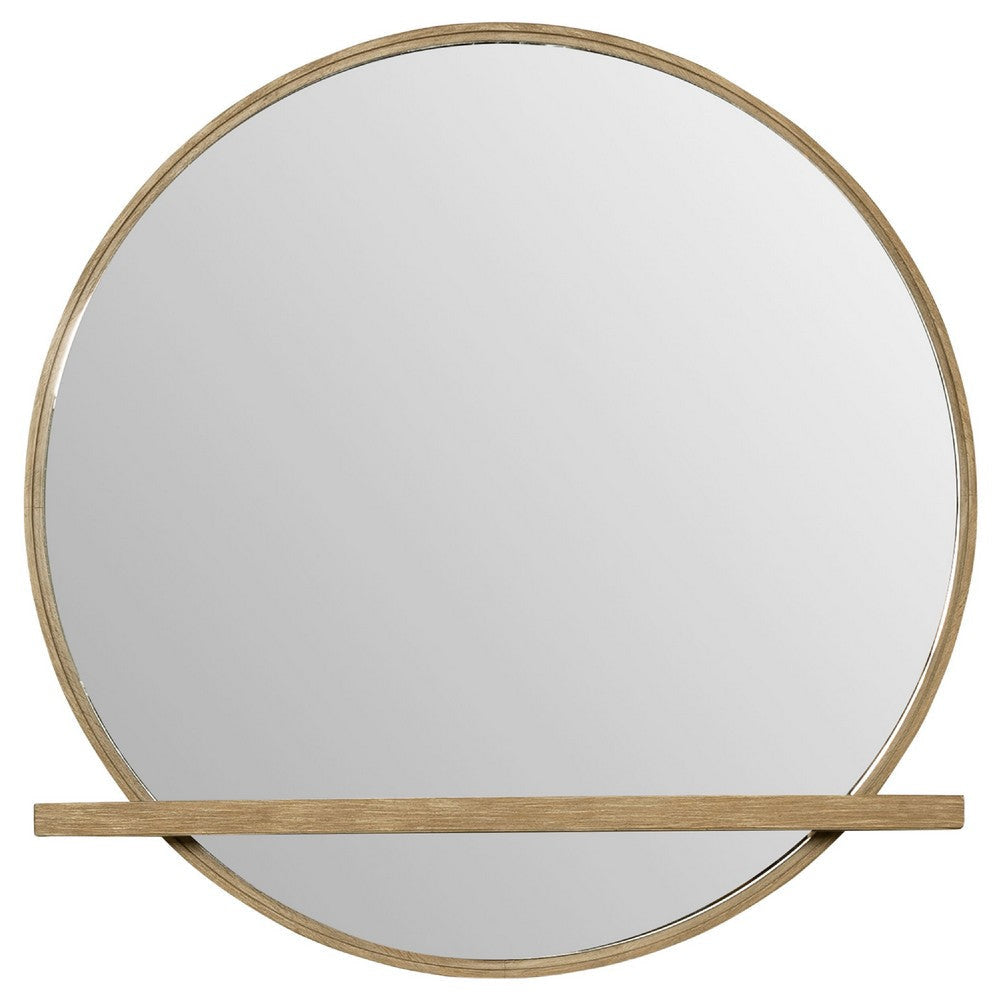 Fij Oval Dresser Mirror | Sand Wash Wood | Felt-Lined Tray | 38’’ BM337939