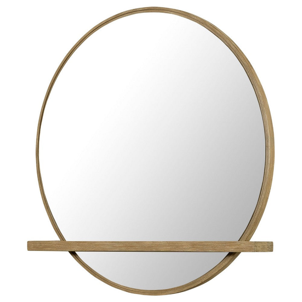 Fij Oval Dresser Mirror | Sand Wash Wood | Felt-Lined Tray | 38’’ BM337939