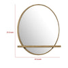 Fij Oval Dresser Mirror | Sand Wash Wood | Felt-Lined Tray | 38’’ BM337939