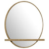 Fij Oval Dresser Mirror | Sand Wash Wood | Felt-Lined Tray | 38"