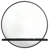 Fij Oval Dresser Mirror | Black Wood Frame | Felt-lined Tray | 38’’ BM337940