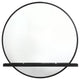 Fij Oval Dresser Mirror | Black Wood Frame | Felt-lined Tray | 38’’ BM337940