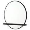 Fij Oval Dresser Mirror | Black Wood Frame | Felt-lined Tray | 38’’ BM337940