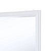 Heo Dresser Mirror | Landscape White Wood Frame | Beveled Glass | 36’’ BM337941