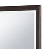 Amber Dresser Mirror | Brown Wood Frame | Beveled Mirror Glass | 38’’ BM337943