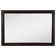 Meon Dresser Mirror | Dark Oak Brown Wood Frame | Rectangular 32’’ BM337944