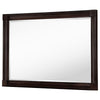Meon Dresser Mirror | Dark Oak Brown Wood Frame | Rectangular 32’’ BM337944