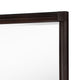 Meon Dresser Mirror | Dark Oak Brown Wood Frame | Rectangular 32’’ BM337944