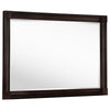 Meon Dresser Mirror | Dark Oak Brown Wood Frame | Rectangular 32"