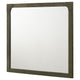 Seon Dresser Mirror | Portrait Dark Cocoa Brown Hardwood Frame | 36’’ BM337947
