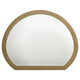 Heon Dresser Mirror | Natural Brown Wood | Subtle Rounded Shape | 38’’ BM337948