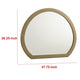 Heon Dresser Mirror | Natural Brown Wood | Subtle Rounded Shape | 38’’ BM337948