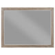 Keno Dresser Mirror | Sturdy Barley Brown Wood Frame | 33’’ BM337949
