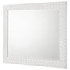 Ivon Dresser Mirror | White High Gloss Finish | Rectangular 37’’ BM337950
