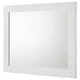 Ivon Dresser Mirror | White High Gloss Finish | Rectangular 37’’ BM337950