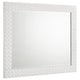 Ivon Dresser Mirror | White High Gloss Finish | Rectangular 37"