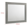Ivon Dresser Mirror | Gray High Gloss Finish | Rectangular 37’’ BM337951