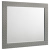 Ivon Dresser Mirror | Gray High Gloss Finish | Rectangular 37"