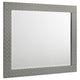 Ivon Dresser Mirror | Gray High Gloss Finish | Rectangular 37"