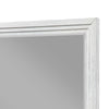 Leva Dresser Mirror | Distressed White Wood | Beveled Glass | 38’’ BM337952