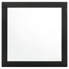 Caer Dresser Mirror | Rectangular Classic Black Asian Hardwood 35’’ BM337956