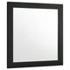 Caer Dresser Mirror | Rectangular Classic Black Asian Hardwood 35"