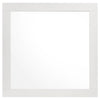 Caer Dresser Mirror | White Wood Frame with Beveled Glass | 35’’ BM337957