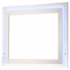 Sok LED Dresser Mirror | White High Gloss Finish | Rectangular 37"