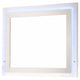 Sok LED Dresser Mirror | White High Gloss Finish | Rectangular 37"