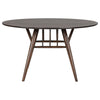 Eve 5pc Dining Table & 4 Chair Set | Spindle Back | Walnut Brown BM337965