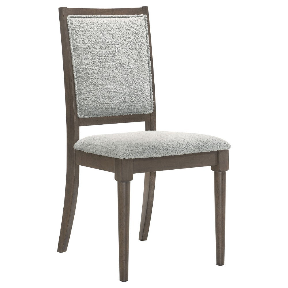 Nolan 5pc Dining Table & 4 Chair Set | Walnut Brown Molded Trim BM337972