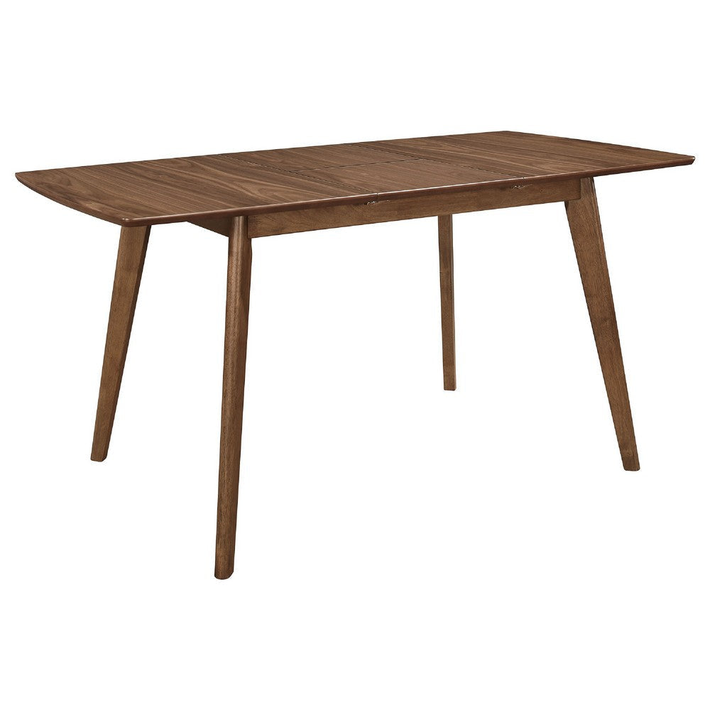 Relo 5pc Extendable Dining Table and 4 Chairs | Walnut Brown | Gray BM338022