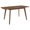 Relo 6pc Extendable Dining Table | Bench | 4 Chairs | Walnut Brown & Gray BM338023