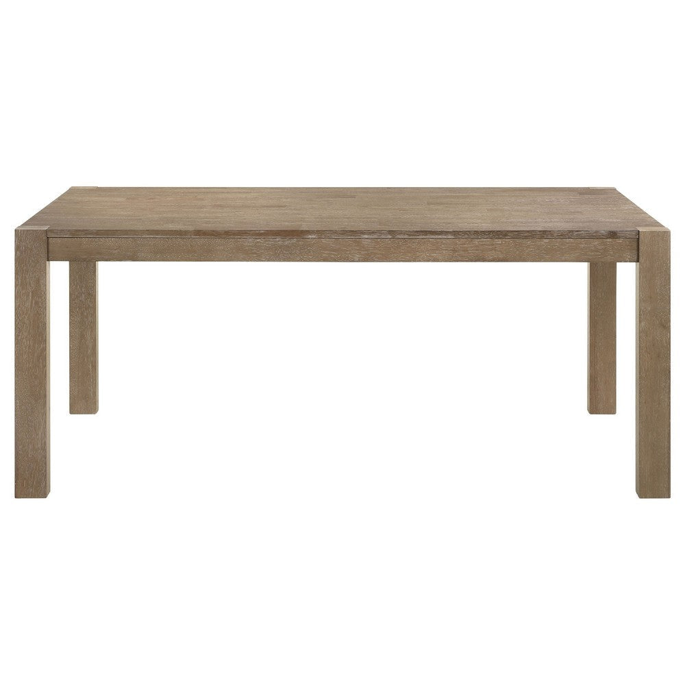 Scott 6pc Dining Table Bench & 4 Ladderback Chairs | Brushed Brown BM338029