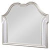 Nive Dresser Mirror Silver Wood Frame Double Arch Top 40’’ BM338034