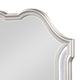 Nive Dresser Mirror Silver Wood Frame Double Arch Top 40’’ BM338034