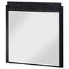 Jack Dresser Mirror Black Wood Molded Frame Design Square 36’’ BM338035