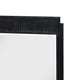 Jack Dresser Mirror Black Wood Molded Frame Design Square 36’’ BM338035