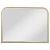 Lno Dresser Mirror, Beige Oak Wood Frame, Rectangular Shape, 36"