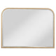 Lno Dresser Mirror, Beige Oak Wood Frame, Rectangular Shape, 36"